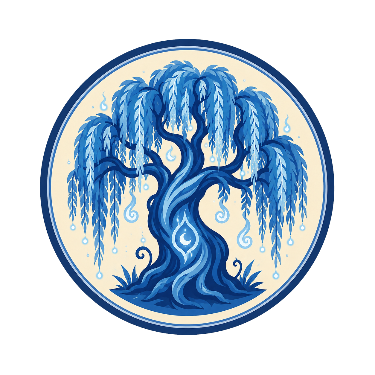 blue tree icon